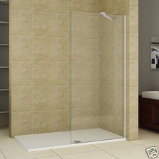 Luxury Walk in Wet Room Shower Enclosure Screen Panel Stone Tray Tall Cubicle