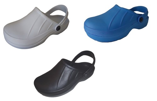 Full kitchen clogs black blue - clogs,