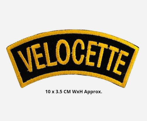 Velocette logo patch - velocette,