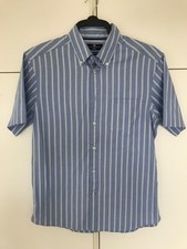 Blue Harbour Fairtrade Cotton Shirt M&S Men’s Size M Medium Short Sleeve