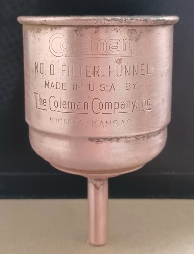 Vintage coleman 0 - 0, copper