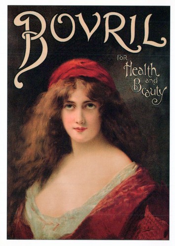 Advertising postcard bovril - postcard,
