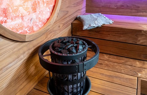 Harvia black vulcanite sauna - vulcanite,