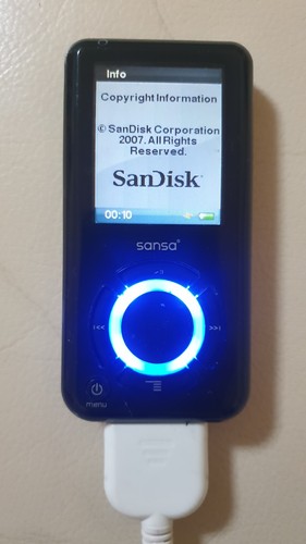 Sansa sandisk e250 mp3 radio - sansa,