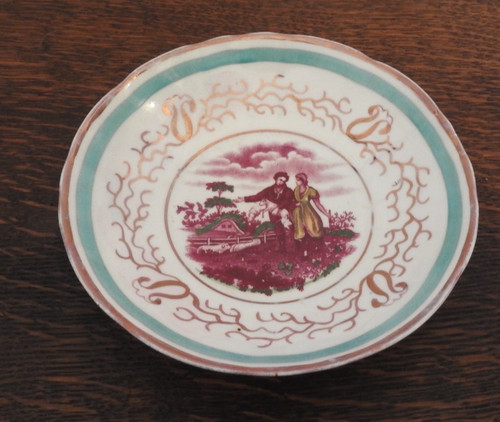 Antique sunderland pink lustre - sunderland,