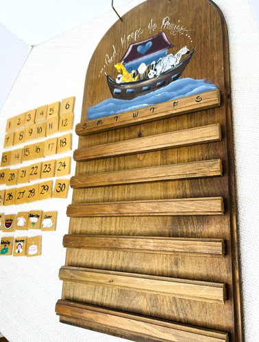 Vtg noahs ark wooden - noahs, perpetual