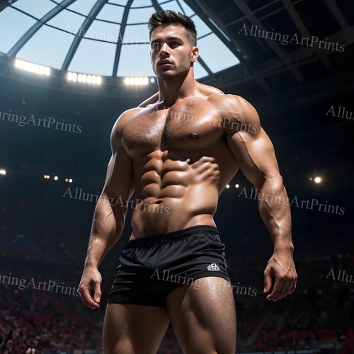 Male model photo print - model,