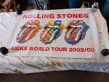 Genuine Rolling Stones Poster from 2002/2003 licks world tour