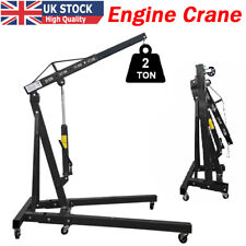 2 Ton Tonne Hydraulic Folding Engine Crane Stand Hoist Lift Jack Garage Workshop