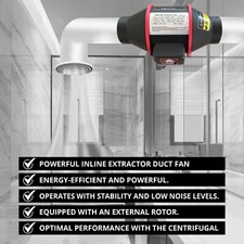 Powerful Inline Extractor Duct