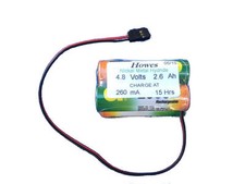4.8 Volt Receiver Battery Pack for Radio Control Model Boats, Cars, Servo's 