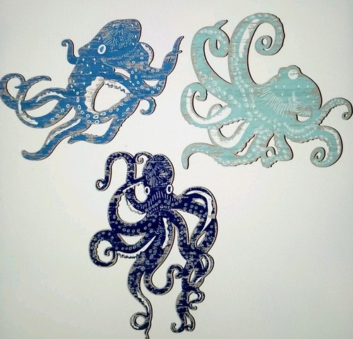 Octopus rustic - 3, (flat)