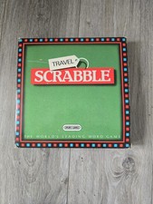 Vintage Travel Scrabble By Spears Game 1988 Edition Padded Zip Up Case Complete