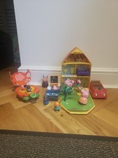 Pappa Pig House Figures School and Car Play Set for Kids