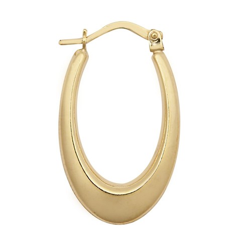 Creole earrings 9ct yellow - creole,