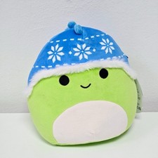 SQUISHMALLOWS WINTER SQUAD DANNY DINOSAUR DINO WITH HAT SUPERCUTE 7.5 INCH NEW