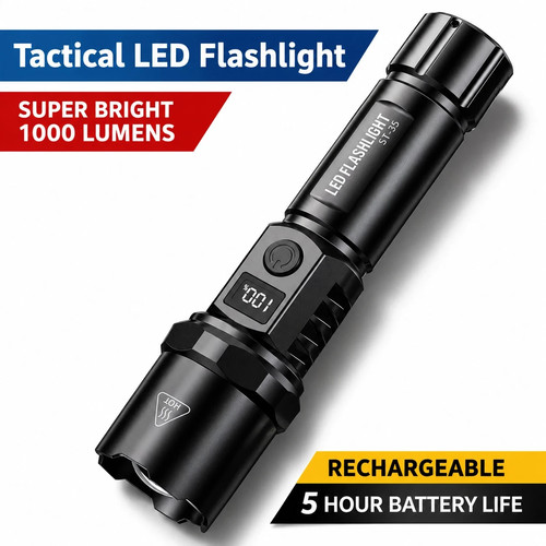 Torch light rechargeable led - torch,