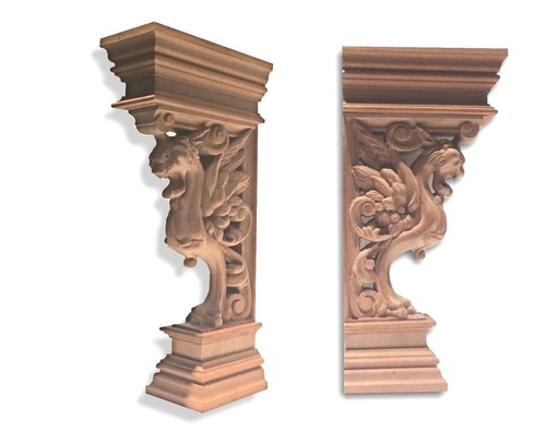 Griffon hand carved - hand,