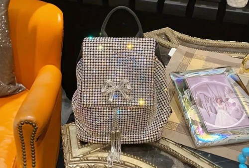 Rhinestone dual shoulder - rhinestone,