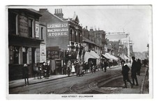 KENT - HIGH STREET, GILLINGHAM Ive & Lowe 1916 Real Photo Postcard