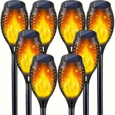 3/5 Pcs Solar Flickering Flame