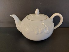 Limoges Philippe Deshoulieres Blanc de Blanc Teapot Production Marks, Read Descr