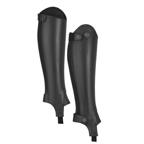Moretta leather gaiters black - moretta,
