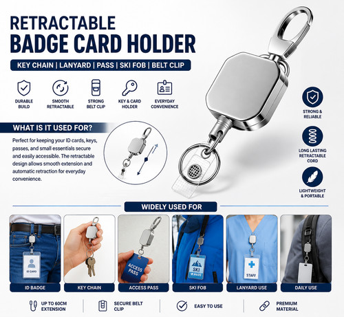 Retractable badge card - retractable,