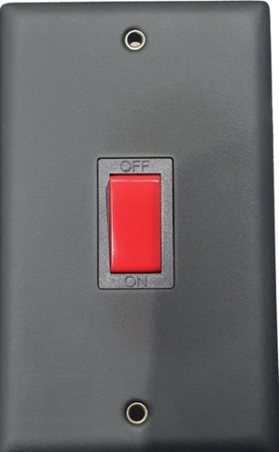 Volex matt black - matt, cooker