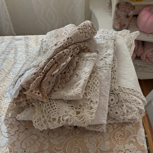 Embroidered cream cotton - embroidered,
