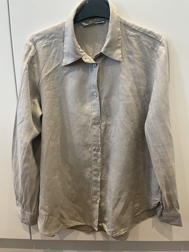 Zara size ladies linen shirt - ladies,