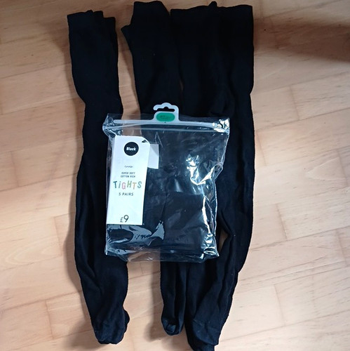 George girls black super - black, soft