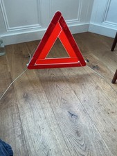 Halfords Warning Triangle Breakdown white red and orange used collect SE15