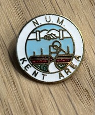 Miners Badge NUM Kent Area