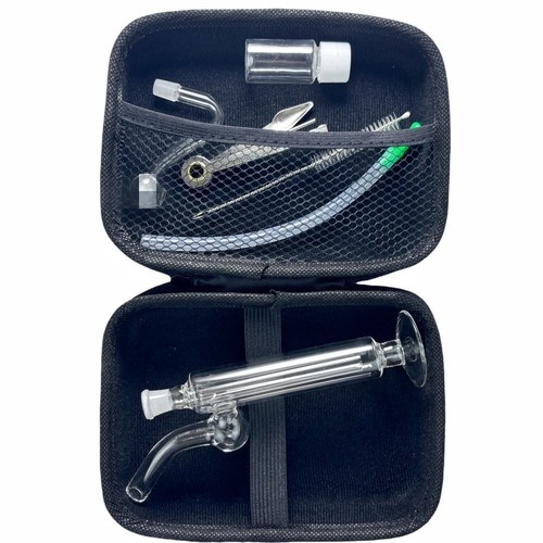 Portable glass hookah bong - 6",