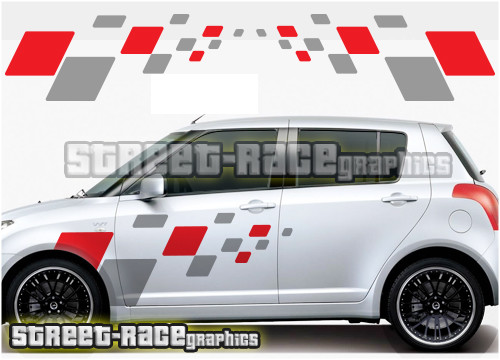Suzuki swift 015 - side, flag