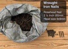 Hand Forged Rose Head Wrought