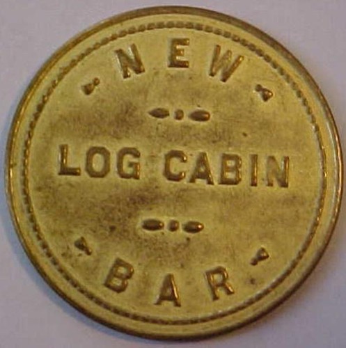 New log cabin bar - new, good