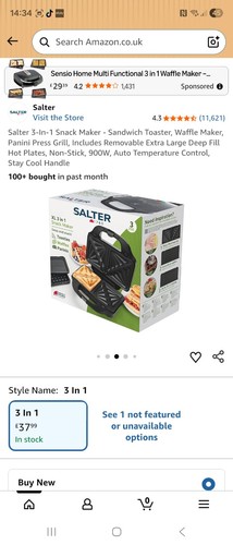 Salter snack maker - snack,