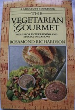 A SAINSBURY COOKBOOK: THE VEGETARIAN GOURMET by Rosamond Richards Book The Cheap