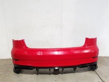 2017-2020 MK3 8V FACELIFT AUDI A3 S LINE REAR BUMPER RED 4 DOOR SALOON