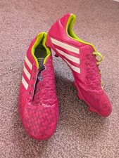 Rare Adidas Predator Absolado lz trx fg Football Boots Pink/Yellow – UK 9 F32559