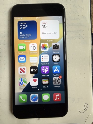 Apple iphone 64gb black - iphone,