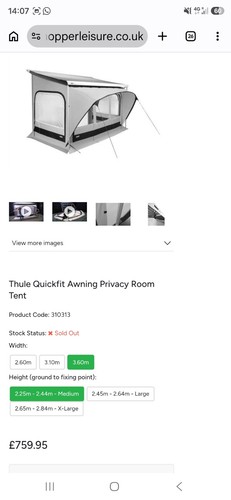 Thule quickfit awning - thule,