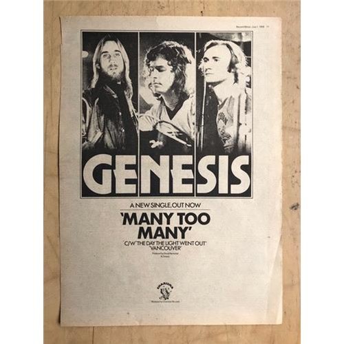 Genesis many too poster - many,