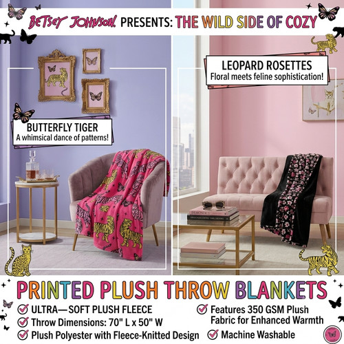 Betsey johnson throw ultra - johnson,