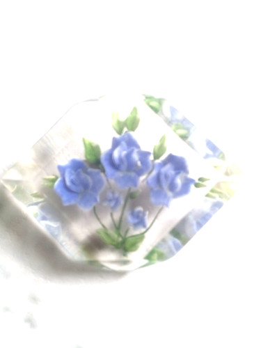 Vintage carved lucite - carved,