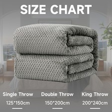 LUXURY POPCORN WAFFLE BLANKET