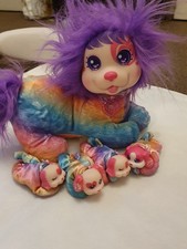 Puppy Surprise Cherry & Her 4 Puppies Dogs Rainbow Soft Plush Toy