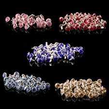 Rhinestone Screw Stud Rivets